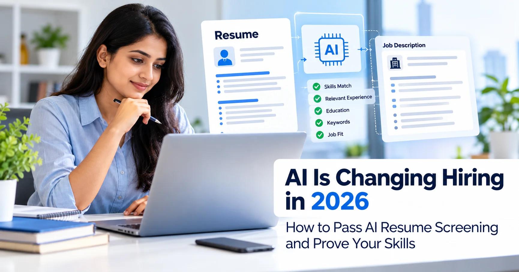 AI Is Changing Hiring in 2026: How to Pass AI Resume Screening and Prove Your Skills