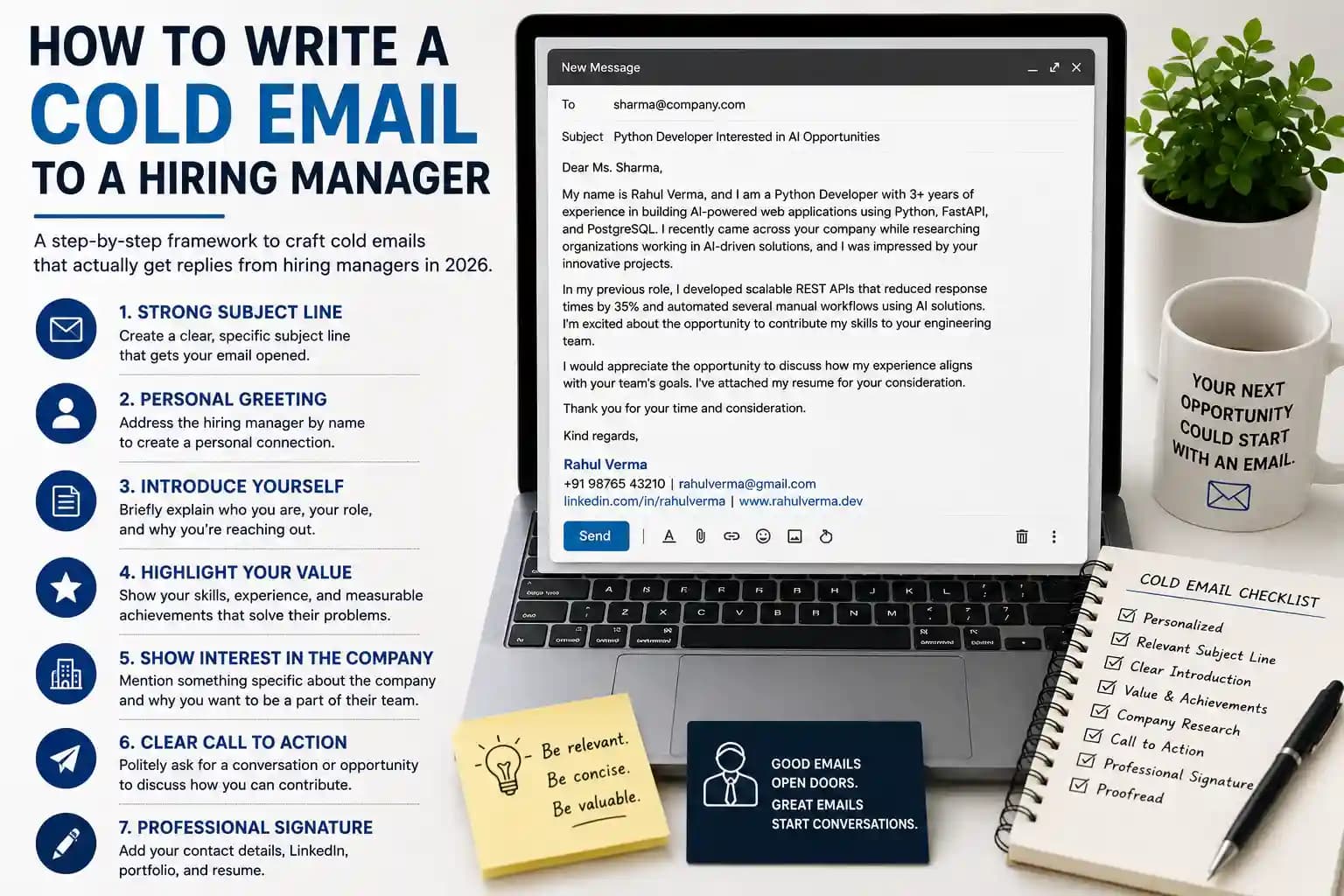 How to Write a Cold Email to a Hiring Manager