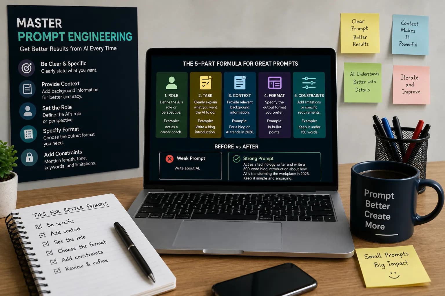 Master Prompt Engineering: How to Get Better Results from AI Every Time