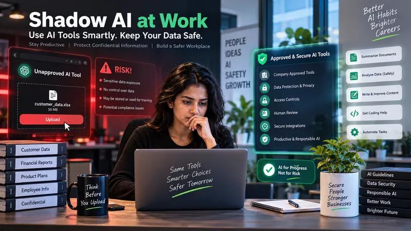 Shadow AI at Work: How to Use AI Tools Safely Without Exposing Company Data in 2026